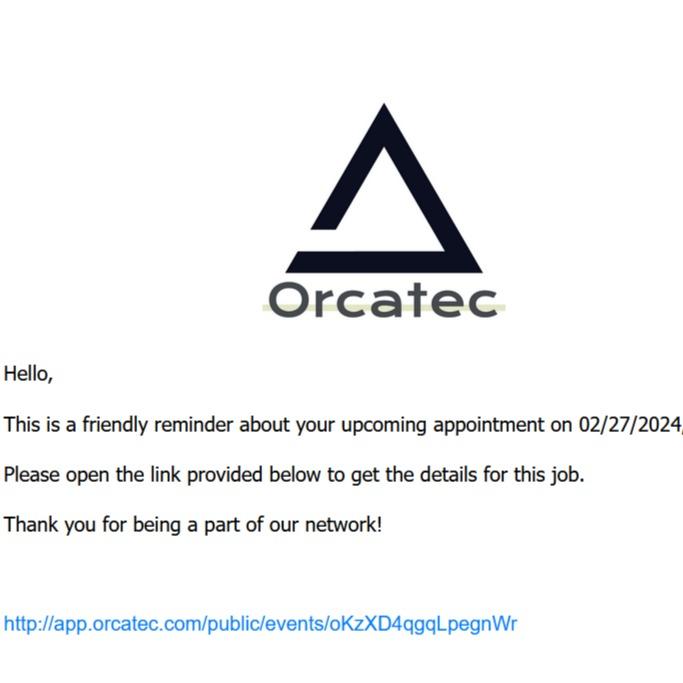 Share job details via public links