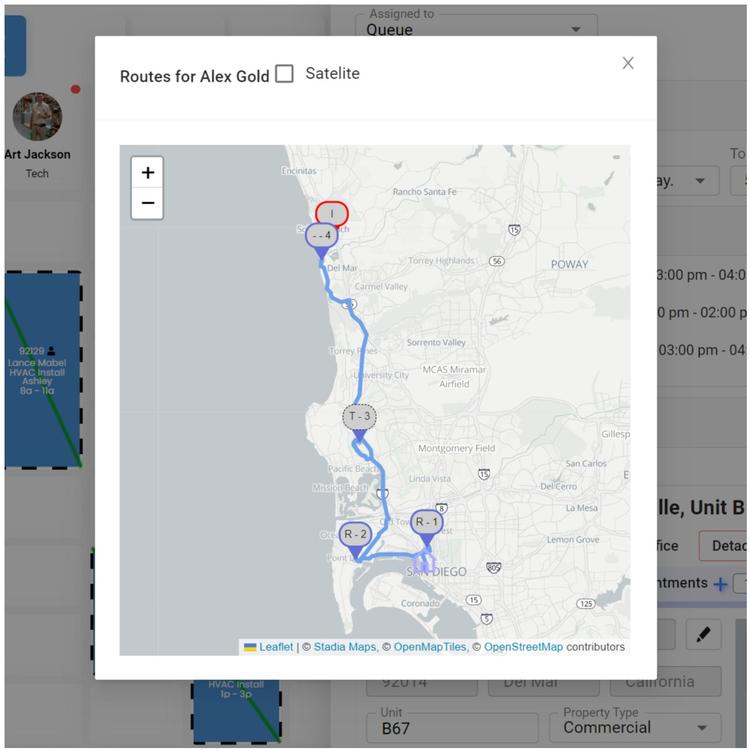 Orcatec AI route optimizer