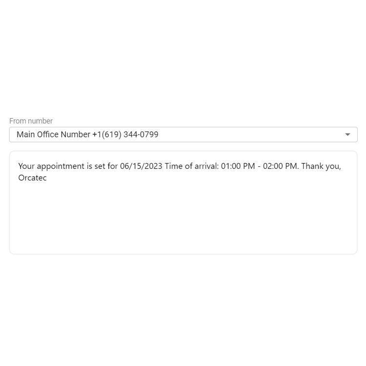 Orcatec messaging center